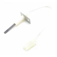 This hot surface igniter is a replacement component for gas furnaces and HVAC systems. It operates by reaching high temperature to ignite the burner. Suitable for residential and light commercial heating applications.