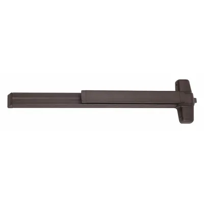 VON DUPRIN 99NL-OP-F 4 313 Rim Exit Device with Touchbar, Bronze, Night Latch - Rim Push Bars