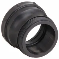 APPROVED VENDOR Liquid Storage Container Adapter: 2 in x 2 in, 2 in F NPT Inlet, Plastic, Black (MPN A2FNPTQD2-E)