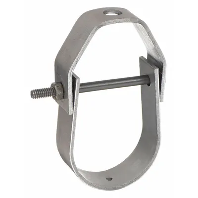 ANVIL Clevis Hanger: Steel, For 1/2 in Pipe, For 3/8 in Threaded Rod - Clevis Hangers for Tube & Pipe