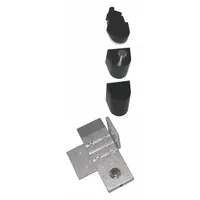 Aluminum center-hung pivot hinge with a leaf height of 1 3/16 in. Designed for commercial door applications requiring a non-handed pivot solution for smooth operation in high-traffic environments