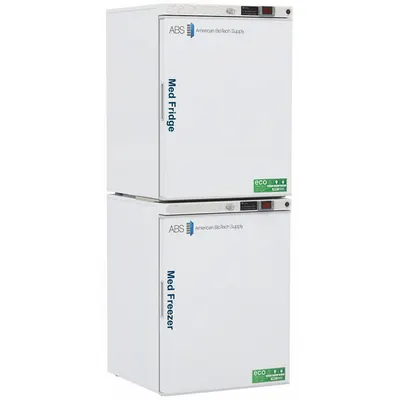 AMERICAN BIOTECH SUPPLY Pharmacy Refrigerator-Freezer, 5.2 cu ft, Manual Defrost - Pharmacy Refrigerator-Freezers
