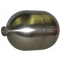 NAUGATUCK Float Ball: Float Ball, 1/4"-20 Machine Thread, 1/4"-20 Thread Size, Machine Thread (MPN GR5X71820304SS)
