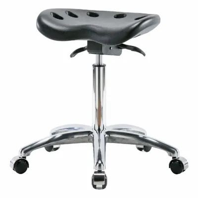 OEM Tractor Stool: Polyurethane, Ht Range 20 in to 28 in, 17 in Seat Wd, 14 in Seat Dp - Polyurethane Lab Stools