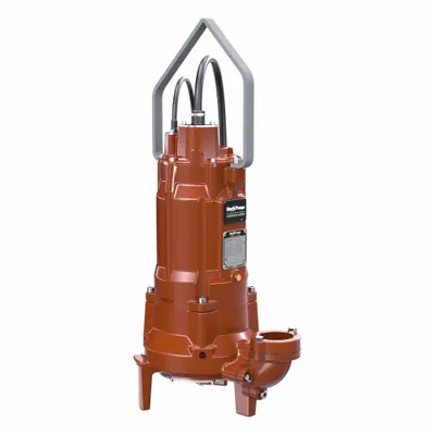 LIBERTY PUMPS Grinder Pump: Horizontal, Single Phase, 3 hp, 230V AC, 170 gpm @ 10' of Head - General Purpose Sewage Grinder Pumps