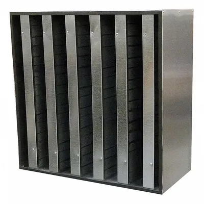 OMNITEC Air Filter: 1,200 cfm Airflow - Max, Air Filter, 24 in Nominal Ht, 24 in Nominal Wd - Filters for Negative Air Machines