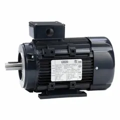 This 2 hp, 3-phase AC motor features a C-Face with Rigid Base mount and a 90L frame size. The totally enclosed fan-cooled (TEFC) enclosure protects against dust and moisture. It operates at 1,745 RPM at 60 Hz with full load amps of 5.4/2.7 A at 230/460V AC. Suitable for general purpose industrial applications such as pumps, fans, conveyors, and compressors.