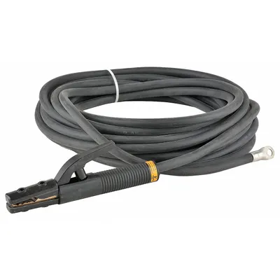 MILLER ELECTRIC Stick Electrode Holder and Cable: #2/0 - Ground Clamp, Electrode Holder & Cable Kits