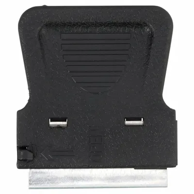 HYDE Scraper: Bld. Mat. Steel, Hdl. Mat. Polypropylene, Flex, Straight Bld. Shape - Razor Scrapers