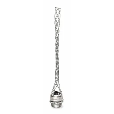 HUBBELL WIRING DEVICE-KELLEMS Straight Metallic Cord Grip with Mesh - Straight Metallic Cord Grips with Mesh