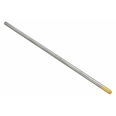 WESTWARD Tungsten Electrode: 1.5% Lanthanated, 1/8 in x 7 in, Gold, EWLa-1.5 - 1.5% Lanthanated Tungsten Electrodes