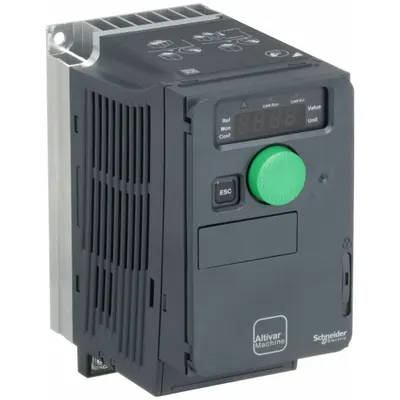 SCHNEIDER Variable Frequency Drive: In Phase Three, Out Phase Three, 1/2 hp, IP21 - Schneider Altivar ATV320