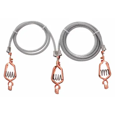 OEM Dual Bonding and Grounding Wiring Set: (3) Alligator Clips - Terminated Bonding & Grounding Wires