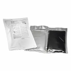 Molded resin pouch containing 3.5 oz of semi-flexible polyurethane resin compound for insulating and sealing low-voltage electrical splices and connections up to 1 kV. The resin provides good wetting and impregnating properties for easy infusion on surfaces. Suitable for cable splicing applications.