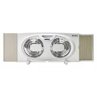 AIR KING Window Fan: 7 in Blade Dia, 12 in H, 34 in W, 2 Speeds, For 22 in Window Wd - Min (MPN 9137)