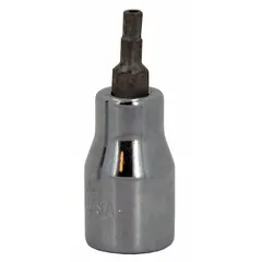 This Torx Plus bit socket features a T40 tip size and a 3/8 in drive, with a 3 in overall length. The replaceable insert design allows for extended tool life. Commonly used for driving Torx Plus fasteners in assembly and maintenance applications.