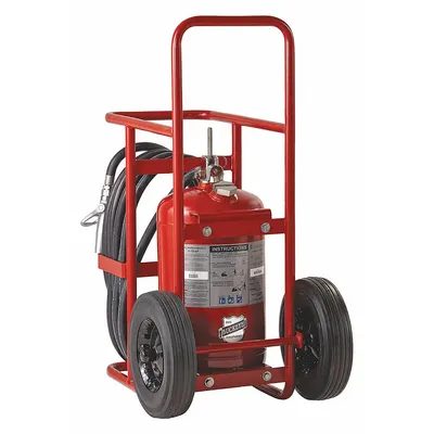 BUCKEYE Wheeled Fire Extinguisher: 125 lb Extinguisher Capacity, 30A:240B:C - Wheeled Class ABC Fire Extinguishers