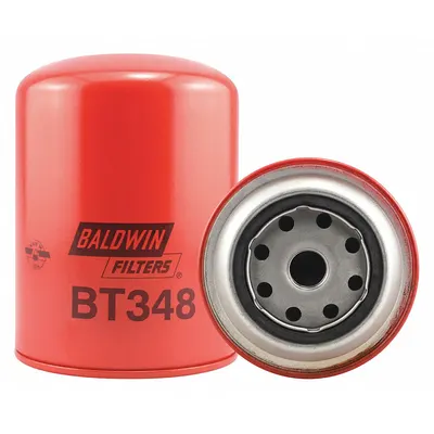 BALDWIN FILTERS Oil Filter: BT348, 3/4"-16 Thread Size, 5 13/16 in Overall Ht - Spin-On Oil Filters