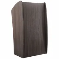 OKLAHOMA SOUND Lectern: Ribbonwood, Wood Laminate, 46 in Overall Ht, 24 in Overall Wd, Stationary (MPN 611-RW)