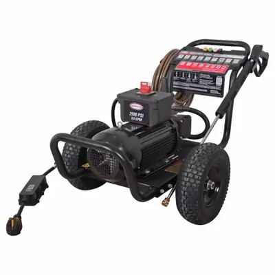 SIMPSON Electric Pressure Washer: Cart, 230 V – Single-Phase, 2,500 psi, 3.5 gpm - Cold Water Pressure Washers