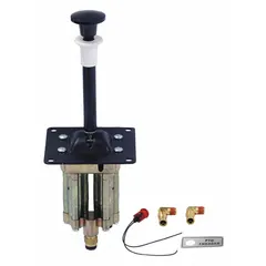 This BUYERS PRODUCTS toggle switch is a 4-way function, open/close switch with three connections and leads connection for wiring. It features a black actuator and black stem. Suitable for use in automotive and industrial control panels requiring reliable on/off switching.