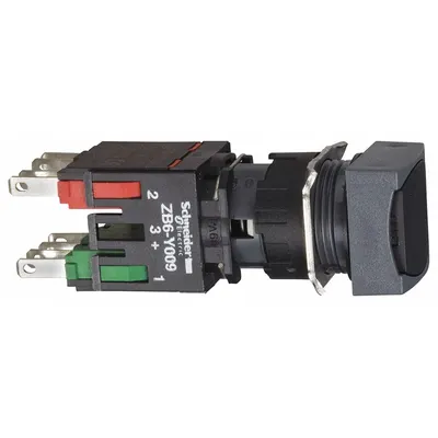 SCHNEIDER Flush Push Button Operator: Non-Illuminated, Flush Profile, Non-Metallic - Flush-Mount Push Buttons