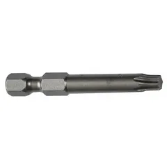 Set of five impact-rated Torx-Plus bits with T10 size and standard hex shank. Constructed from S2 steel for use in high-torque driving applications. Suitable for assembly and maintenance tasks requiring secure engagement with Torx-Plus fasteners.