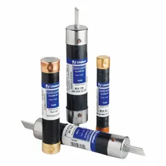 Class K5 fast-acting blade fuse rated 150 A at 600 V AC and 600 V DC. Non-indicating design for overcurrent protection in industrial circuits such as motor control centers and panelboards.