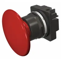 SIEMENS Mushroom Head Push Button: 30 mm, Non-Metallic, Momentary (MPN 52BM9V2)