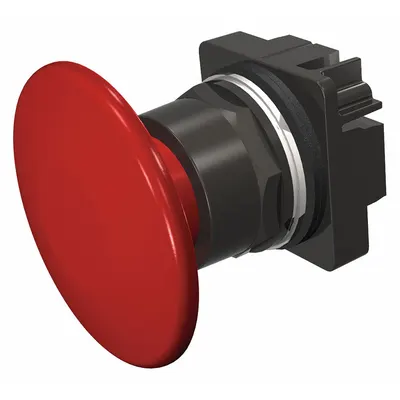 Siemens Mushroom Head Push Button: 30 mm, Non-Metallic - Mushroom-Head Push-Button Operators