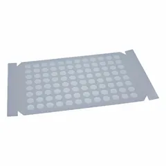 Non-sterile white sealing film with 3.1 mil overall thickness. Designed for sealing microplates, tubes, and assay plates to prevent evaporation and contamination during storage, incubation, or transport.