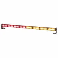 CODE 3 Warning and Directional Light Stick: Combo Warning and Directional Light, Amber/Red, Clear (MPN MTS835MC-RA)