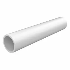 Steel support profile tubing for pendant arm systems, 250 mm length. Includes screws for restricting rotation range, enabling controlled positioning in industrial workstations, assembly lines, or equipment suspension setups.
