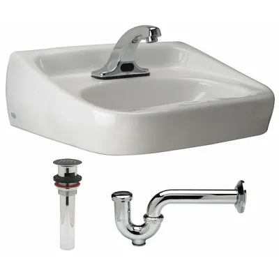 ZURN Z5350 Standard Lavatory One-Station Wall-Mounted Bathroom - One-Station Wall-Mounted Bathroom Sinks with Faucets