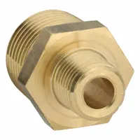 LEGRIS Metal Pipe Straight: Straight, 1/2 in x 1/4 in, Male BSPT Threaded x Male BSPT Threaded (MPN 0121 21 13)