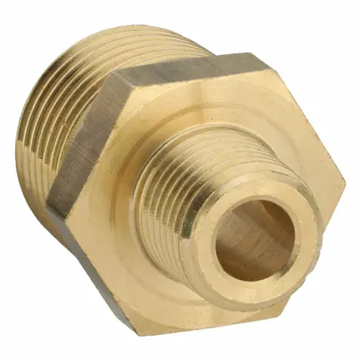 LEGRIS Metal Pipe Straight: Straight, 1/2 in x 1/4 in - Threaded High-Pressure Pipe Fittings