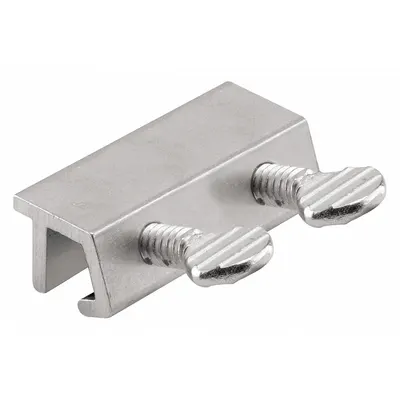 PRIME-LINE Sliding Door Lock, 2 in Lg, 7/16 in Wd, 7/16 in Ht, U 10679 - Locks for Sliding Doors