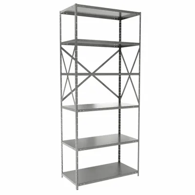 HALLOWELL Medium-Duty Standalone Open Metal Shelving
