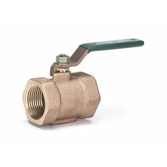 This bronze fire-protection butterfly valve features a 1/4 in NPT connection and a lever handle. It is rated for a maximum pressure of 175 psi CWP. Suitable for use in fire-suppression systems and other water control applications requiring a compact bronze valve.