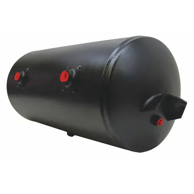 VELVAC Air Tank: 12.34 gal Tank Capacity, 125 psi Max Op Pressure, Horizontal - Vehicle Mounted Air Tanks