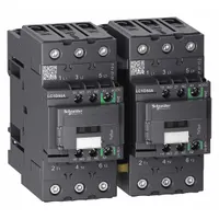 SCHNEIDER IEC Magnetic Contactor: Reversing, 3 Poles, 3NO Contacts, 50 A, 24V AC/48V AC Coil (MPN LC2D50ABNE)