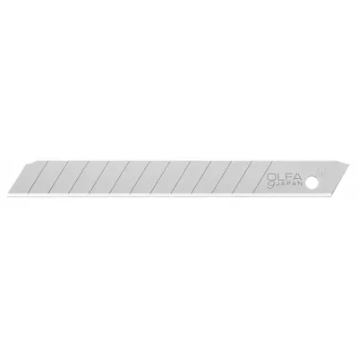 OLFA Utility Blade: 3 1/8 in Blade Lg, 3/8 in Blade Wd, 0.35 in Blade Thick - Straight-Edge Standard-Tip Replacement Snap-Off Blades
