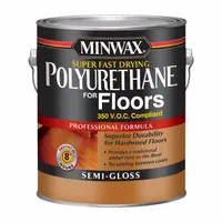MINWAX Finish: Varnish, Interior, Oil, 1 gal Container Size, Wood, Semi-Gloss, Clear, Transparent (MPN 130240000)