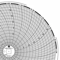 GRAPHIC CONTROLS Circular Paper Chart: Dickson, -20°F to 120°F, 0°C to 120°C, Chart 415, 60 PK