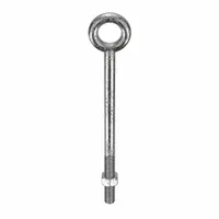 Machinery Eye Bolt: Without Shoulder, 316, Stainless Steel, Plain, 3 in Thread Lg, 6 in Shank Lg (MPN N2014-316SS-6)