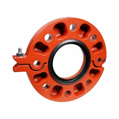GRUVLOK 6 in Grooved Pipe Flange, Ductile Iron, NBR Seal, 750 psi - Grooved Pipe Flanges
