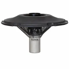 This fountain aerator is designed for water movement and aeration in ponds, lakes, and decorative water features. It operates on 240V AC (nominal 230/240V AC) and delivers a maximum spray height of 9 ft and a maximum spray width of 34 ft. The unit includes a 200 ft cord length.