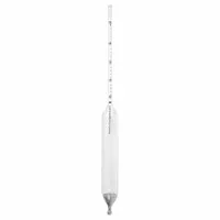 Alcoholometer: Alcohol Proof Plain Form, 165/185% Range, 0.2% Scale Divisions, Glass (MPN 6613-Q)