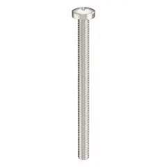 Machine Screw: M6x1.00 Thread Size, 80 mm Lg, 18-8, Stainless Steel, Plain, Pan, Phillips, 10 PK (MPN ZSCRW-304). Key specifications — Drive Size: #3.