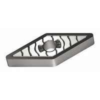 Diamond indexable turning insert available in VNMA333-RK5 WKK10S and VNMA160412-RK5 WKK10S variants. Designed for precision turning of non-ferrous materials, composites, and abrasive workpieces. The diamond grade provides high wear resistance and surface finish